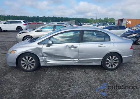 2010 Honda Civic Ex-L из США, поврежденный, VIN 19XFA1F91AE055553